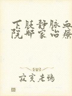 下肢静脉血栓医院哪家治疗好