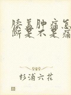 膝盖肿痛怎么判断是不是痛风封面