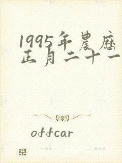 1995年农历正月二十一命运如何