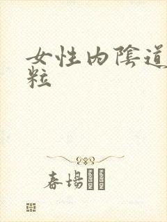 女性内阴道有颗粒