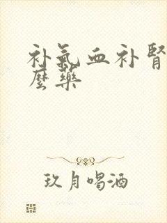 补气血补肾吃什么药