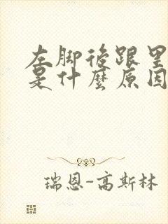 左脚后跟里面疼是什么原因