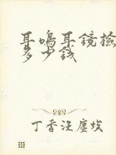 耳鸣耳镜检查要多少钱