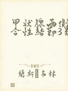 甲状腺两侧叶混合性结节3类