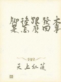 脚后跟发木发麻是怎么回事封面