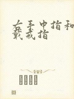 右手中指和食指戴戒指封面