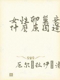 女性卵巢衰退是什么原因造成的