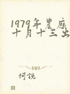 1979年农历十月十三出生的命运怎样
