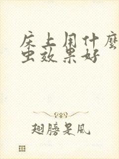 床上用什么去螨虫效果好封面