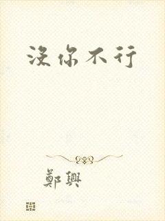 没你不行封面