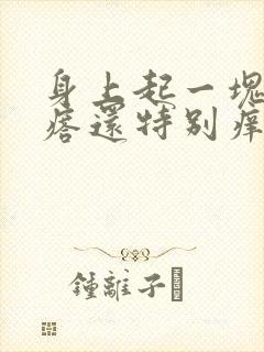 身上起一块块疙瘩还特别痒越挠越痒怎么回事