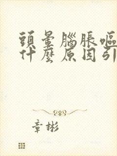 头晕脑胀呕吐是什么原因引起的