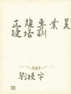 正规专业美甲美睫培训