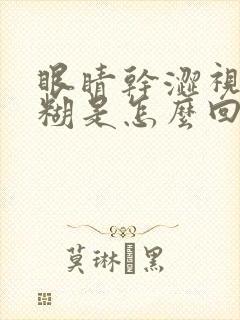 眼睛干涩视力模糊是怎么回事