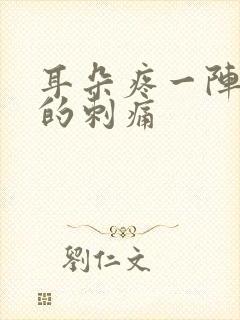 耳朵疼一阵一阵的刺痛封面