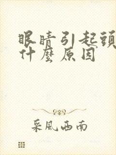 眼睛引起头晕是什么原因