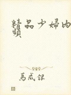 精品少妇内射视频