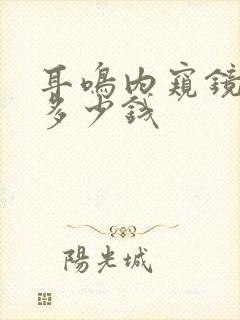 耳鸣内窥镜检查多少钱