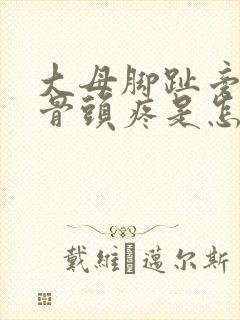 大母脚趾旁边的骨头疼是怎么回事