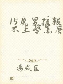15岁男孩叛逆不上学怎么办