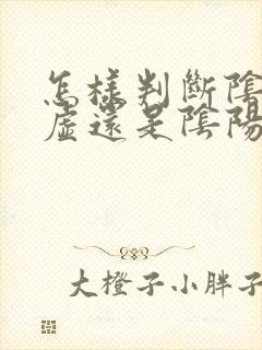 怎样判断阴虚阳虚还是阴阳两虚