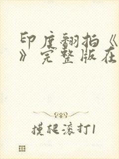 印度翻拍《功夫》完整版在线观看封面