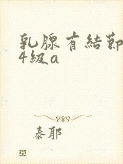 乳腺有结节钙化4级a