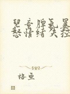 儿童脾气暴躁易怒情绪失控封面