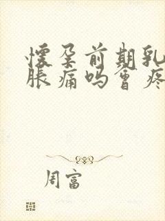 怀孕前期乳房会胀痛吗会疼吗