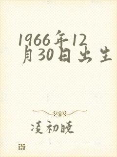 1966年12月30日出生的命运