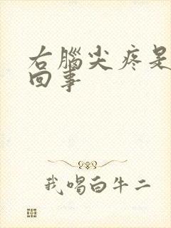 右脑尖疼是怎么回事