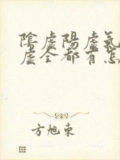 阴虚阳虚气虚血虚全都有怎么调理