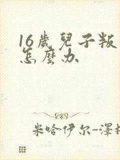 16岁儿子叛逆怎么办