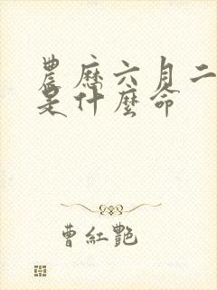 农历六月二十四是什么命封面