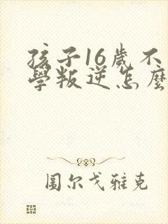 孩子16岁不上学叛逆怎么办