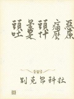 头晕头痛恶心呕吐是什么原因引起