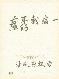 右耳刺痛一阵一阵的