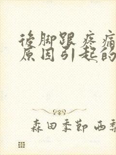 后脚跟疼痛什么原因引起的呢