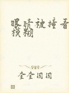 眼睛被撞看东西模糊封面