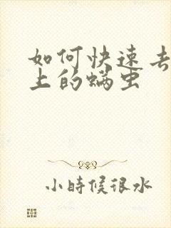 如何快速去除脸上的螨虫