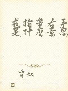 戒指带右手食指是什么意思