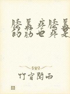 膝盖疼膝盖后面的筋也疼是怎么回事