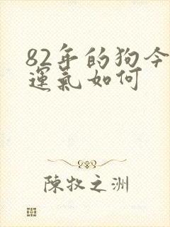 82年的狗今年运气如何