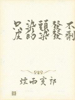 只染头发不染头皮的染发剂