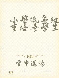 小学低年级要注重培养学生什么