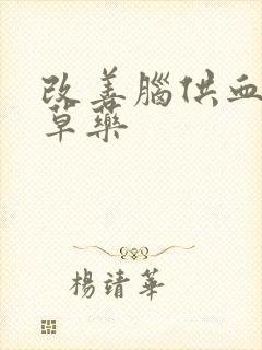 改善脑供血的中草药