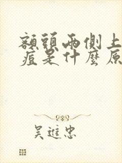 额头两侧上长痘痘是什么原因