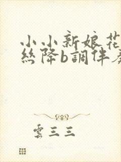 小小新娘花葫芦丝降b调伴奏曲封面