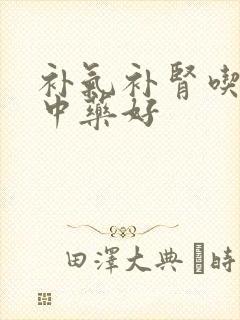 补气补肾吃什么中药好