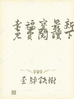 幸福宝最新章节免费阅读下载